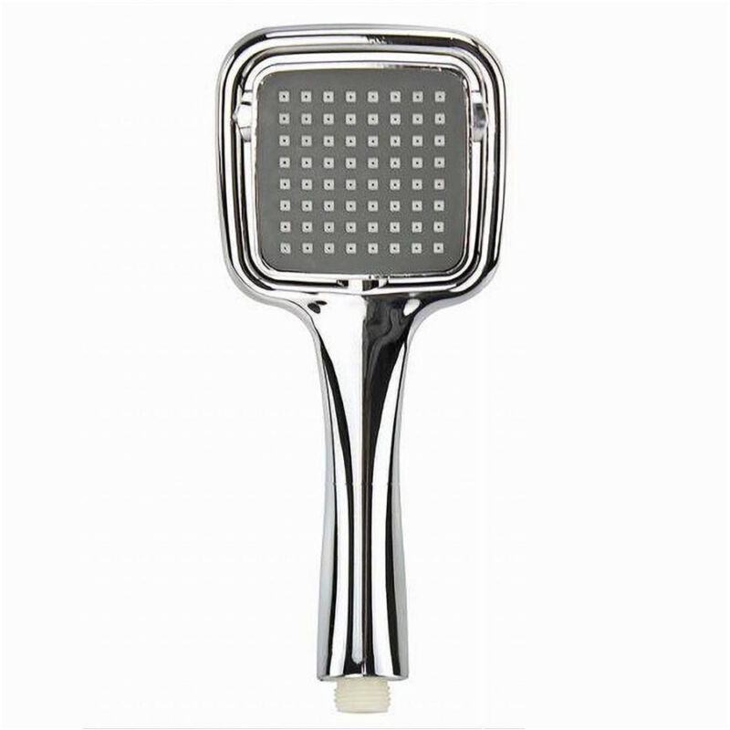 foto del prodotto trade shop traesio cleafe soffione doccia 10x23cm doccetta quadrata multigetto di 3 tipi regolabile 59168 