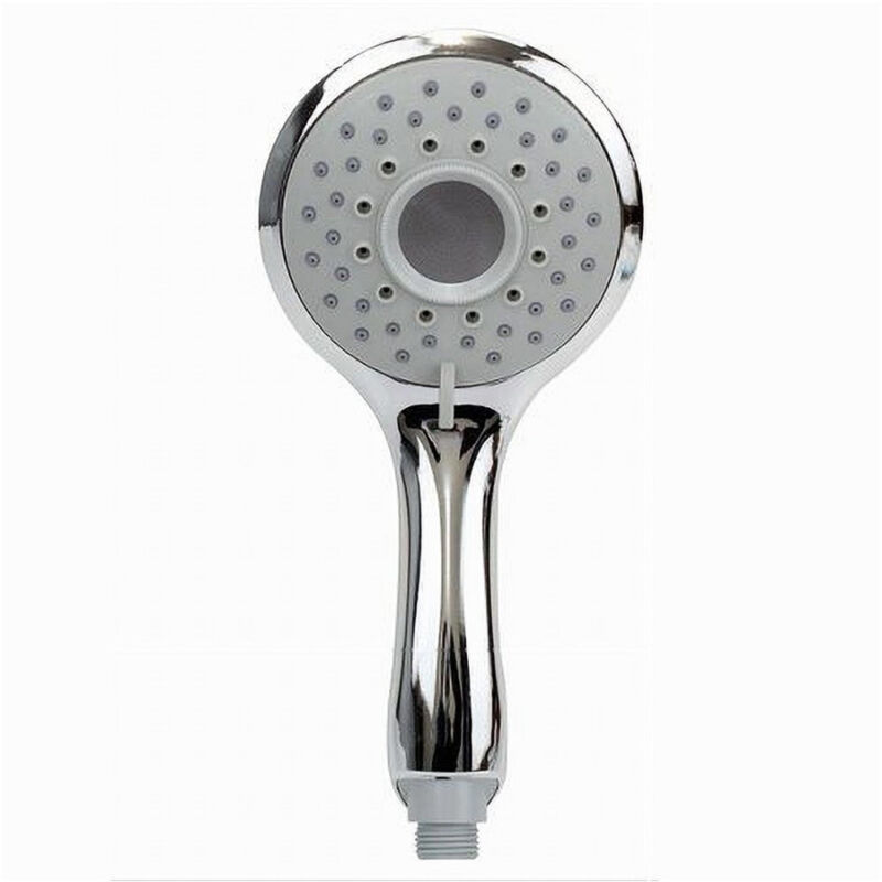 foto del prodotto trade shop traesio cleafe soffione doccia 12x24.5cm doccetta bagno multigetto regolabile manico bombato 79706 