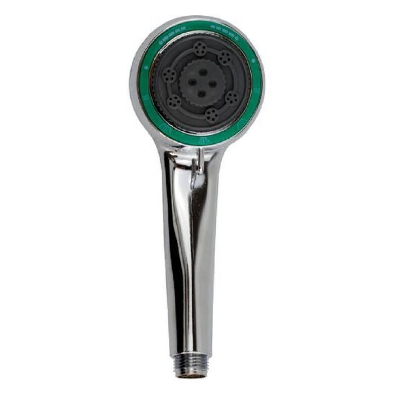 foto del prodotto trade shop traesio cleafe soffione doccia 8 x 20 cm doccetta rotonda multigetto di 3 tipi regolabile 69111 