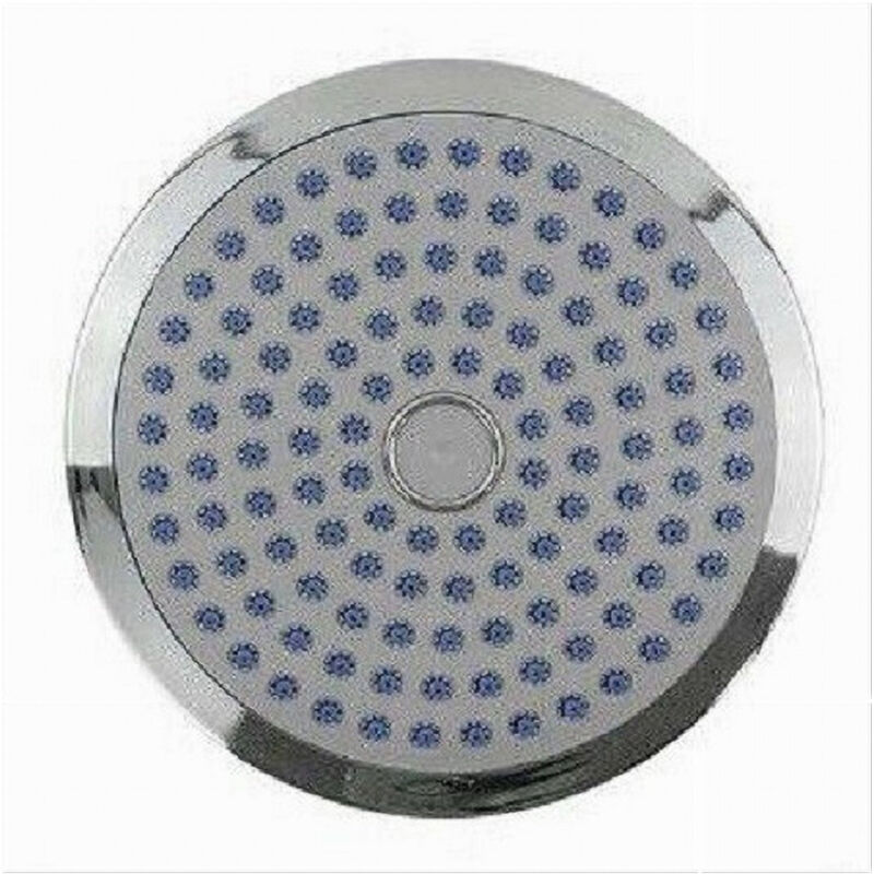foto del prodotto trade shop traesio cleafe soffione doccia rotondo 20 cm ugelli fori attacchi bagno miscelatore 69286 