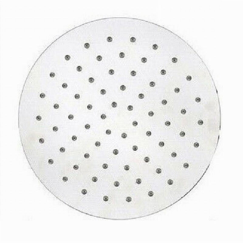 foto del prodotto trade shop traesio cleafe soffione doccia rotondo 20cm ugelli fori attacchi bagno miscelatore 69119 moderno 