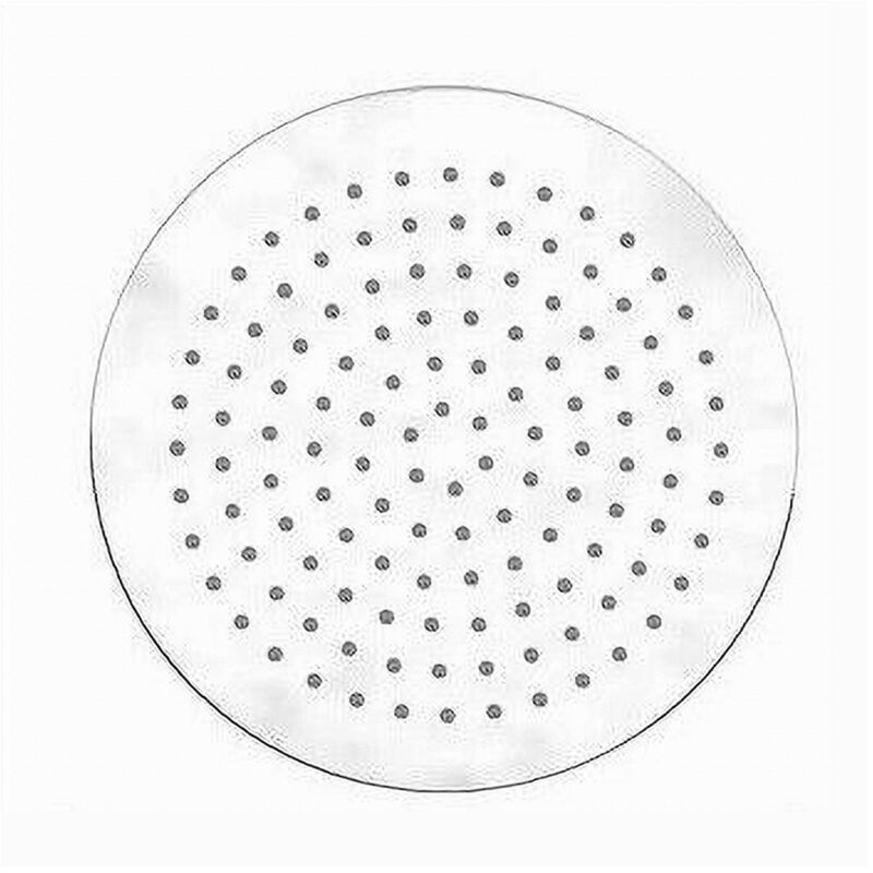 foto del prodotto trade shop traesio cleafe soffione doccia rotondo 25cm ugelli fori bagno miscelatore cromato attacco 69120 