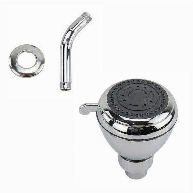 foto del prodotto trade shop traesio cleafe soffione doccia ugelli fori bagno miscelatore ad alta pressione braccio 59233 