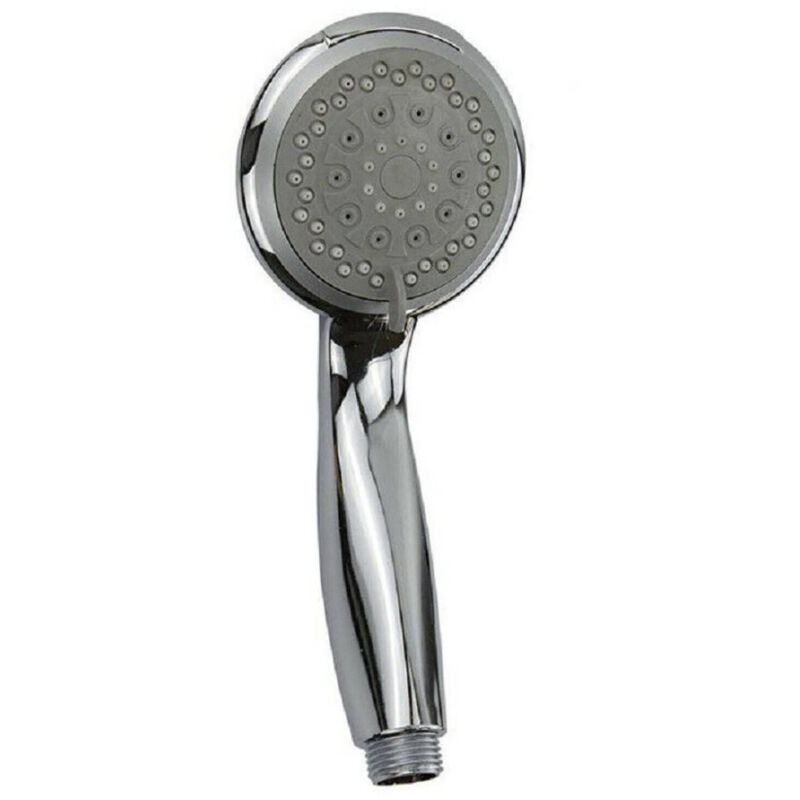 foto del prodotto trade shop traesio cleafe soffione doccia vasca multigetto abs cromato grigio sistema attacco 1 2 69343 