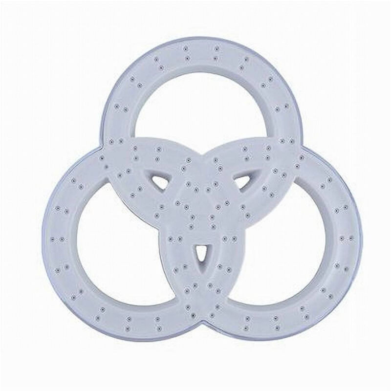 foto del prodotto trade shop traesio cleafe soffione per doccia bagno 3 anelli in abs miscelatore doccetta multigetto 87514 