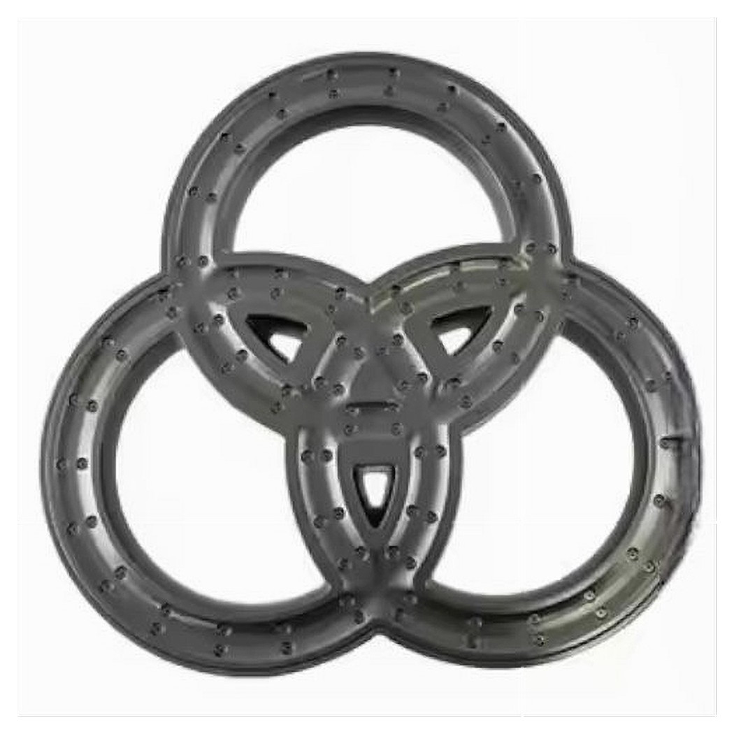 foto del prodotto trade shop traesio cleafe soffione per doccia bagno 3 anelli ugelli in abs doccetta multigetto nero 87516 