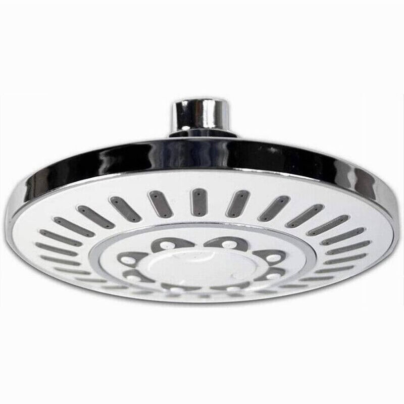 foto del prodotto trade shop traesio cleafe soffione per doccia bagno rotondo 15 cm in abs doccetta con filtro cromato 69288 