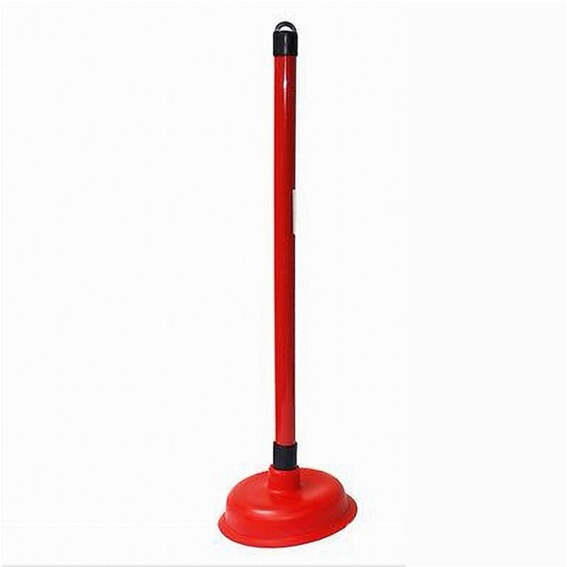 foto del prodotto trade shop traesio cleafe sturalavandino in gomma plastica rosso scarico sbloccaggio per wc lavello 10118 