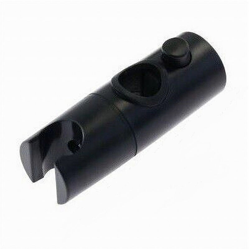 foto del prodotto trade shop traesio cleafe supporto doccetta per staffa asta saliscendi doccia bagno nero regolabile 87143 