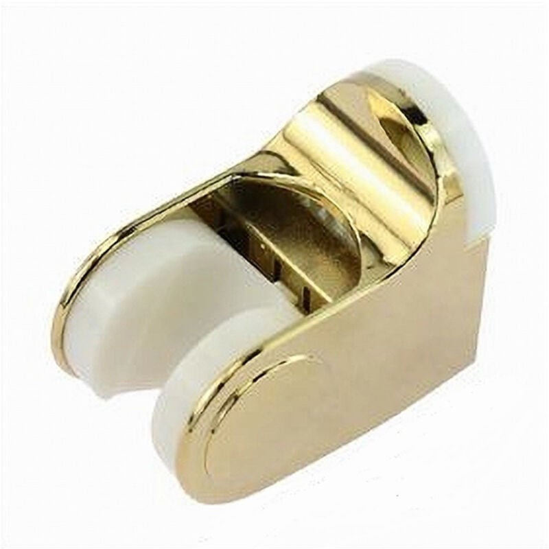 foto del prodotto trade shop traesio cleafe supporto per soffione doccia staffa fissa per doccetta a parete dorata 7cm 87141 