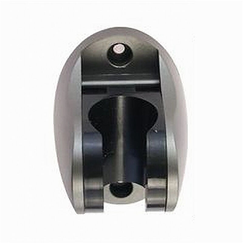 foto del prodotto trade shop traesio cleafe supporto staffa a muro per doccetta soffione doccia universale 7cm bicolore 87140 