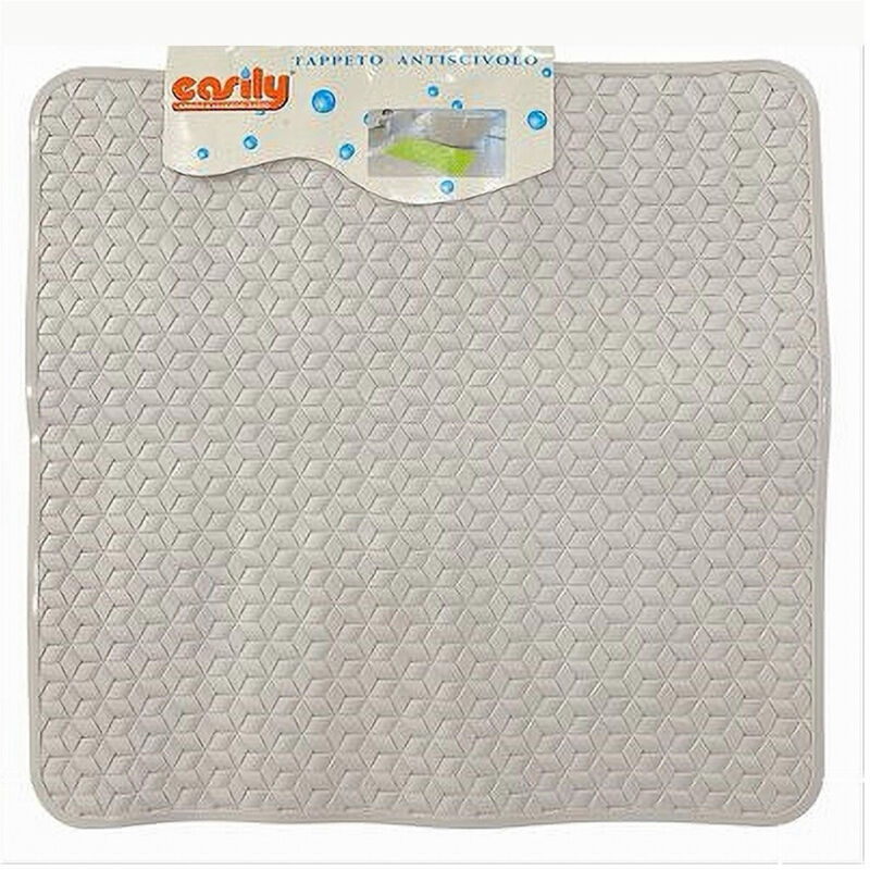 foto del prodotto trade shop traesio cleafe tappeto tappetino in pvc antiscivolo per vasca da bagno doccia 50 x 50 cm 59316 