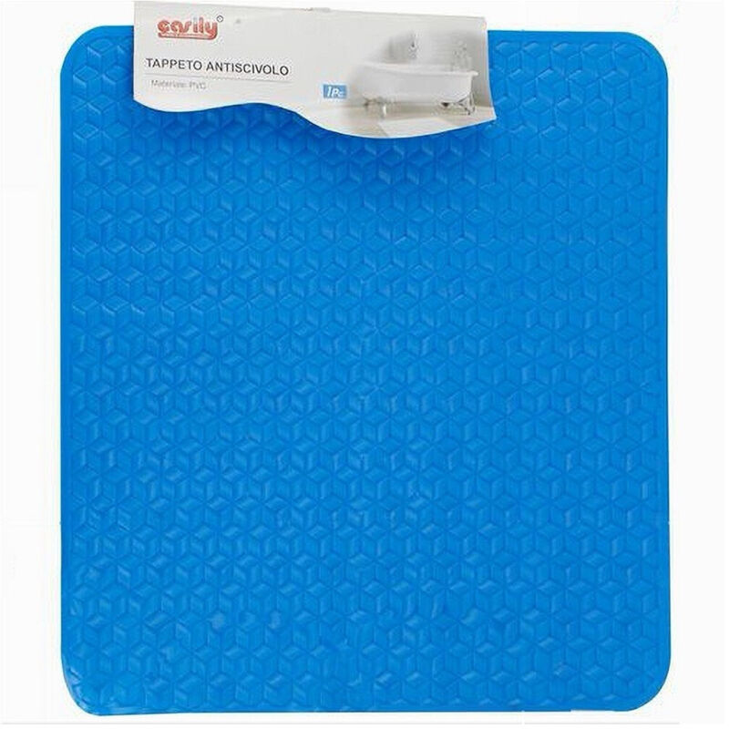 foto del prodotto trade shop traesio cleafe tappeto tappetino in pvc antiscivolo per vasca da bagno doccia 51 x 52 cm 59636 
