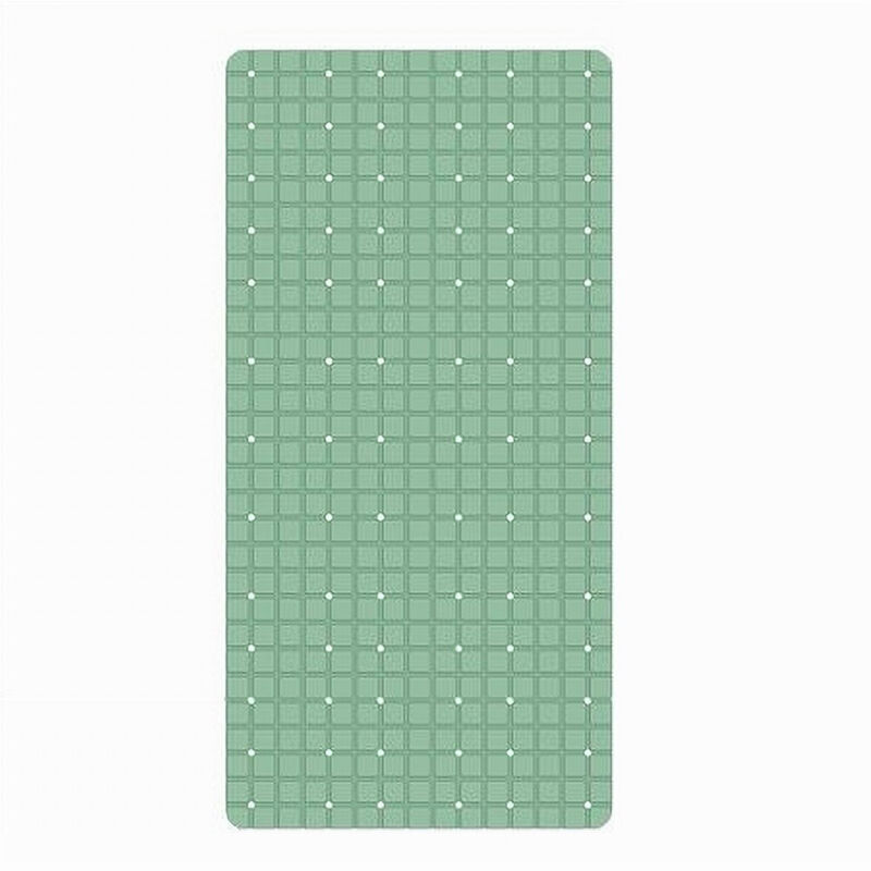 foto del prodotto trade shop traesio cleafe tappeto tappetino in pvc antiscivolo vasca da bagno doccia 68x36 cm 79752 verde 
