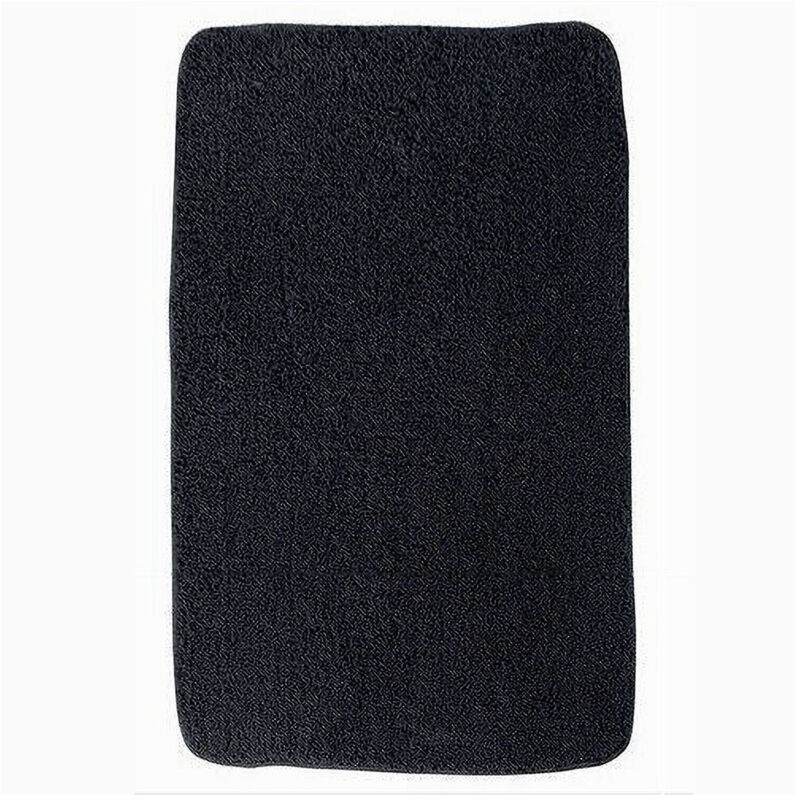 foto del prodotto trade shop traesio - cleafe - tappeto tappetino in tessuto per bagno casa arredo accessorio colore nero 69782 -