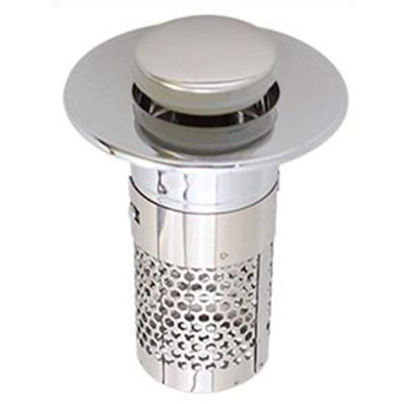 foto del prodotto trade shop traesio cleafe tappo di scarico per lavandino universale pop up cucina lavello bagno filtro 87338 