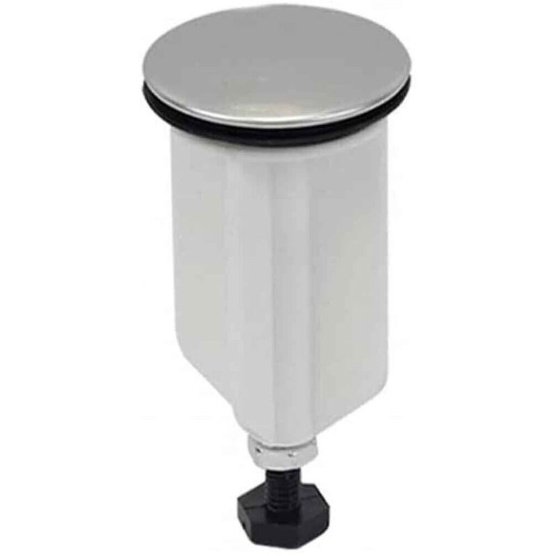 foto del prodotto trade shop traesio cleafe tappo piletta universale di scarico in ottone lucido bagno lavabo lavandino 59969 