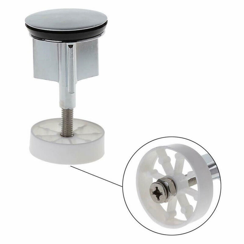 foto del prodotto trade shop traesio cleafe tappo saltarello per piletta lavabo scarico bidet vasca 40 mm art. 69685 