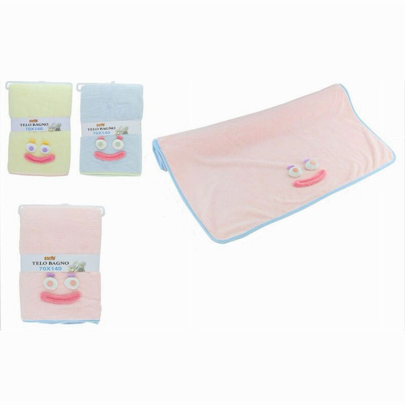 foto del prodotto trade shop traesio cleafe telo bagno asciugamano 70x140 cm da doccia in tessuto con faccia 3 colori 10738 