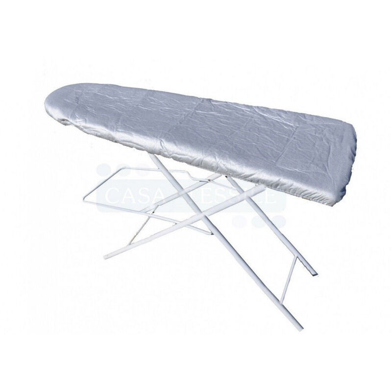 foto del prodotto trade shop traesio cleafe telo copriasse copertura asse da stiro tavolo da stiro 140x50cm metallizzato 