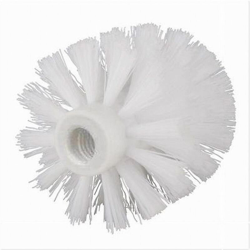 foto del prodotto trade shop traesio cleafe testina tonda per scopino wc ricambio spazzolone pulizia bagno bianco 10cm 79825 
