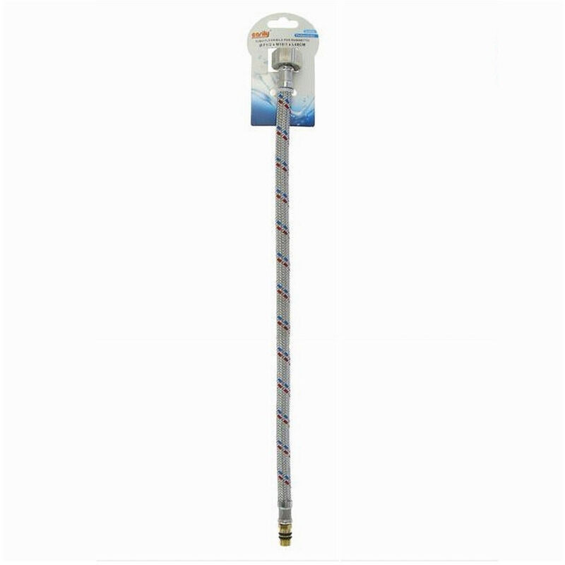 foto del prodotto trade shop traesio cleafe tubo flessibile flessibili per rubinetto miscelatore acqua 40cm f1 2xm10 1 79910 