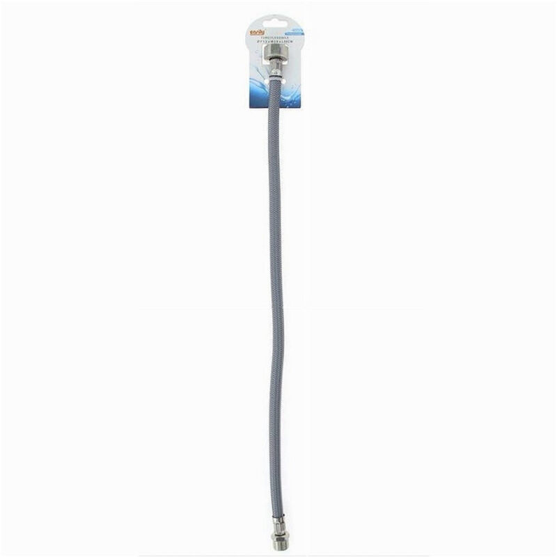 foto del prodotto trade shop traesio cleafe tubo flessibile flessibili rubinetto miscelatore acqua 50cm f1 2 3 8 x m10 1 87381 