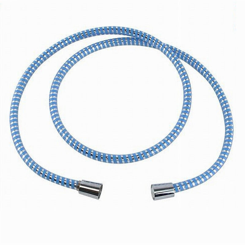 foto del prodotto trade shop traesio cleafe tubo laccio flessibile doccia ricambio 1,8 mt laccio pvc rivestimento blu 87297 