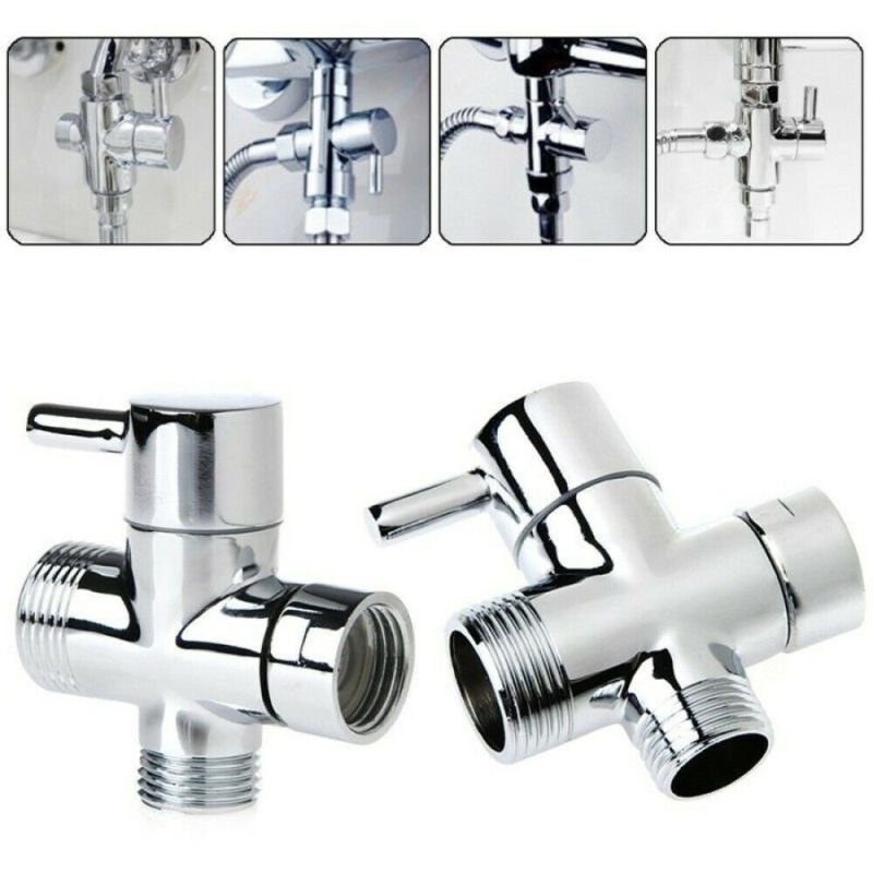 foto del prodotto trade shop traesio cleafe valvola deviatrice deviatore 3 vie rubinetto ricambio doccia 1 2 3 4 79352 