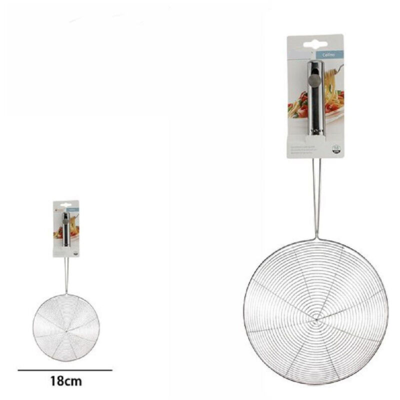 foto del prodotto trade shop traesio colino cucina inox 18 cm passino cestello schiumarola a ragno setaccio 66273 