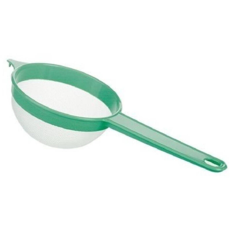foto del prodotto trade shop traesio colino setaccio passino filtro plastica rete nylon accessorio cucina diametro 12 