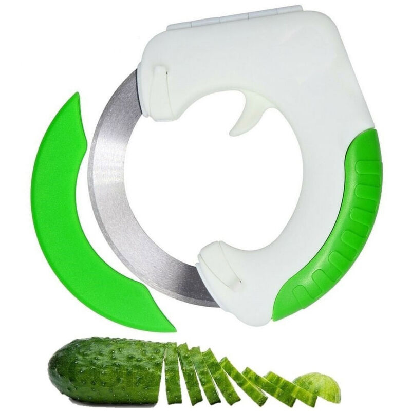 foto del prodotto trade shop traesio coltello rotante ruota con lama in acciaio inox per pizza verdure carne 15200 