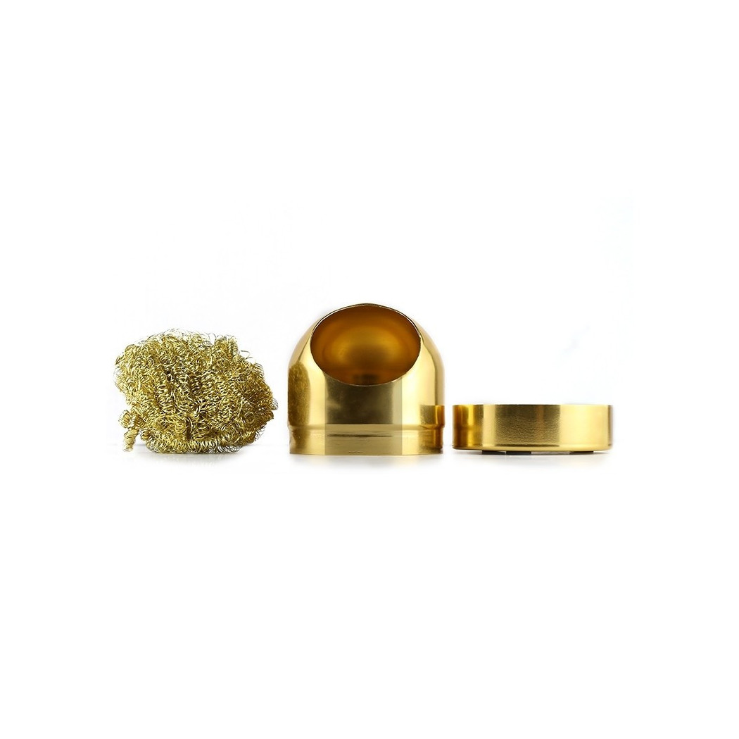 foto del prodotto trade shop traesio contenitore con paglietta pulisci punta pulizia saldatore stagno saldatura 