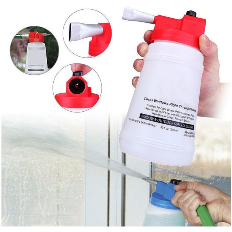 foto del prodotto trade shop traesio contenitore detergente pulizia vetri auto pompa pulisci finestre fuller crystal 