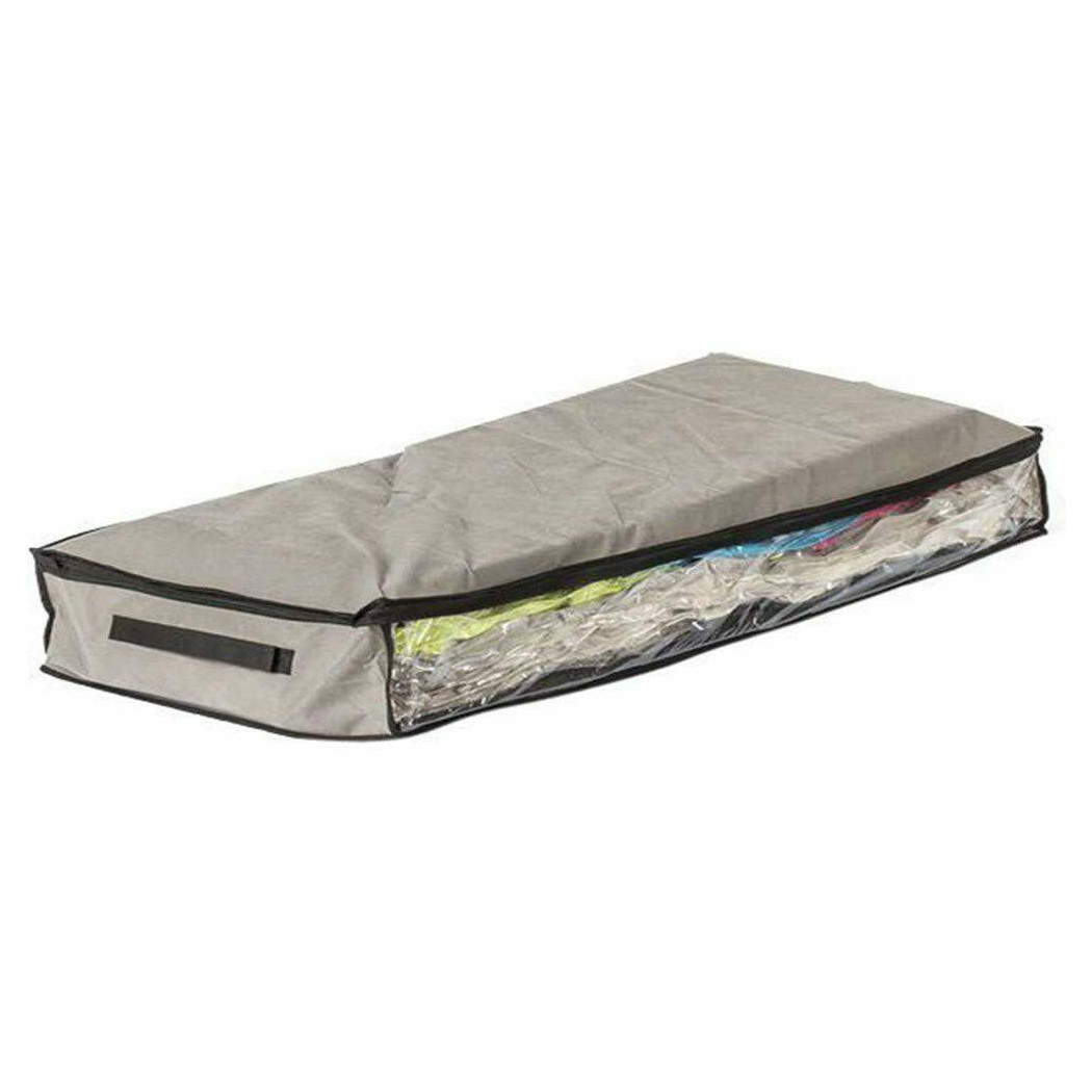 foto del prodotto trade shop traesio contenitore salvaspazio sottoletto tessuto cambi stagione coperte vestiti 105x45cm 