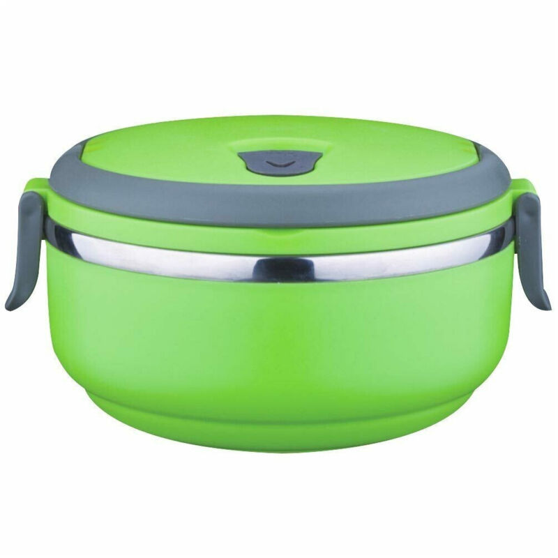 foto del prodotto trade shop traesio contenitore termico porta pranzo alimenti plastica acciaio inox thermos 600 ml 