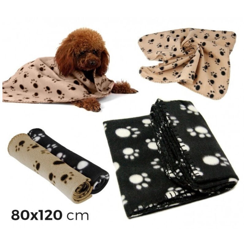foto del prodotto trade shop traesio coperta in pile per animali domestici 80x120cm copeertina cane caldo inveerno 