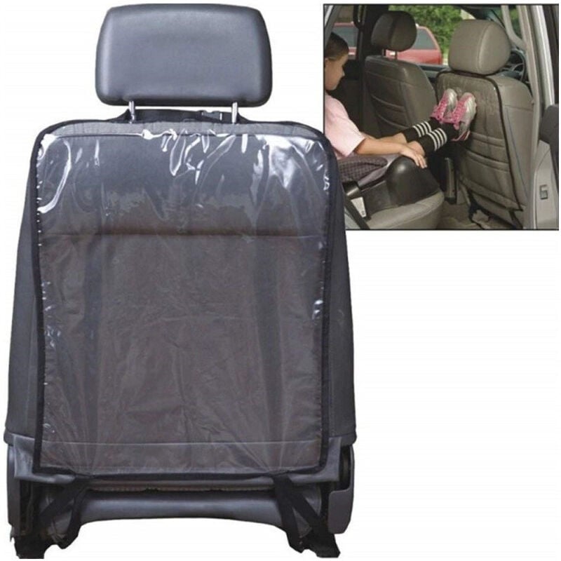 foto del prodotto trade shop traesio copertura coprisedile protezione sediolino posteriore sedile auto bambini trasparente 