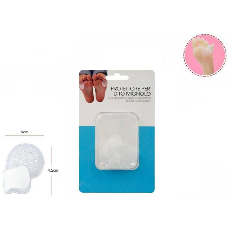 foto del prodotto trade shop traesio coppia cuscinetti silicone protezione per dito mignolo plantari cura piedi 66780 