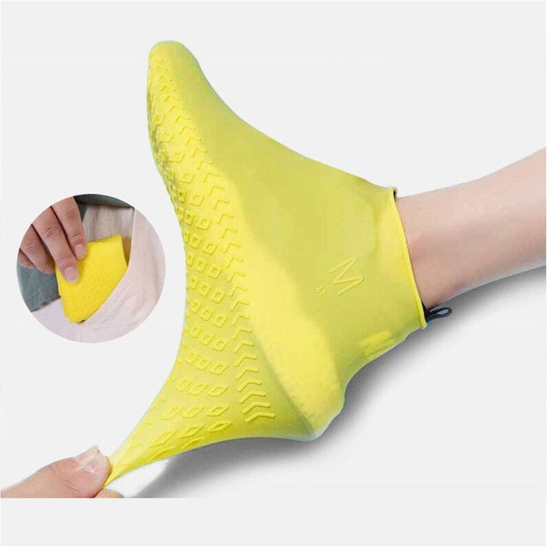 foto del prodotto trade shop traesio copri scarpe impermeabile in silicone antiscivolo copriscarpe lavabili copertura s