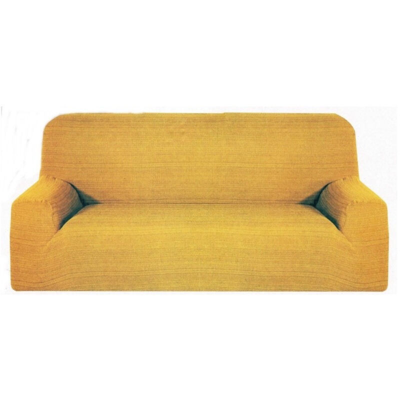 foto del prodotto trade shop traesio copridivano 4 posti estendibile da 170 a 280 cm copri divano elasticizzato color oro