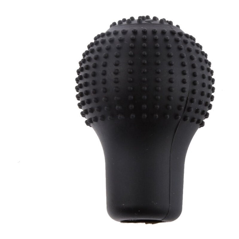 foto del prodotto trade shop traesio copripomello in silicone copri pomello leva cambio protezione universale nero 