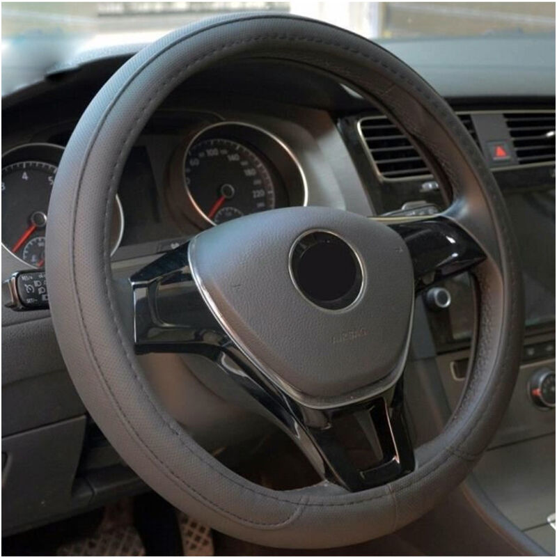 foto del prodotto trade shop traesio coprivolante 7222 nero 42cm con presa comfort per volante auto in gomma air grip 