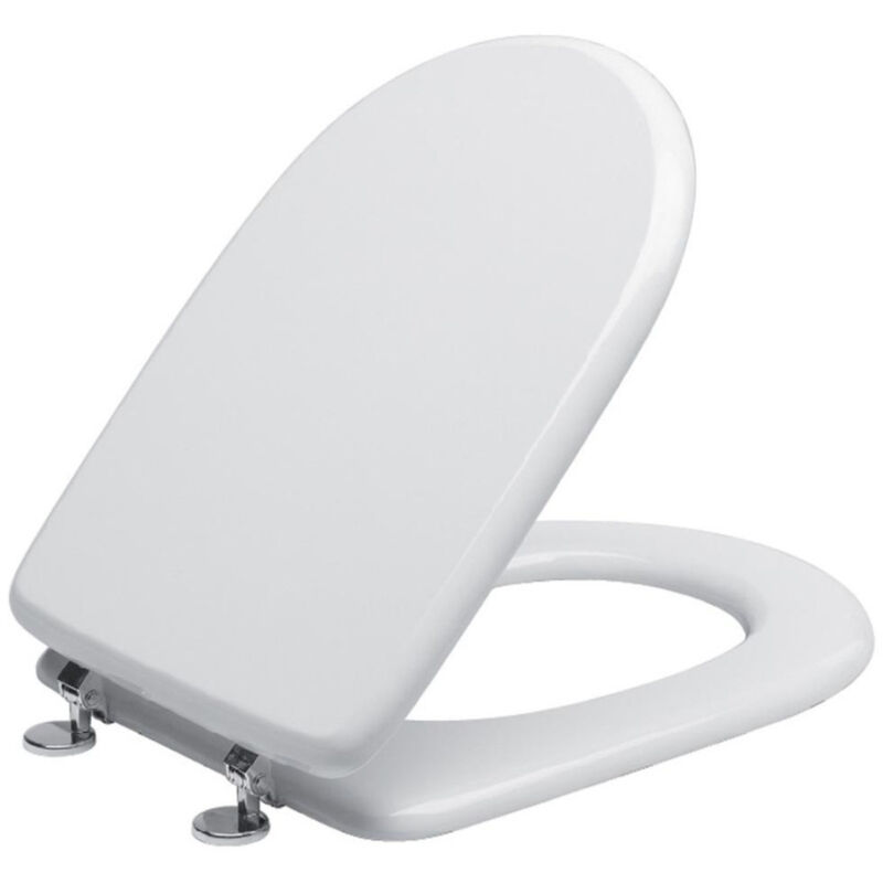 foto del prodotto trade shop traesio copriwater bagno universale legno mdf bianco copri wc sanitari forma a u 3,5