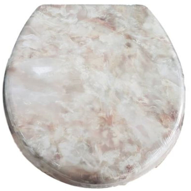 foto del prodotto trade shop traesio copriwater copri water sedile wc bagno universale cerniere acciaio marmo 3,5