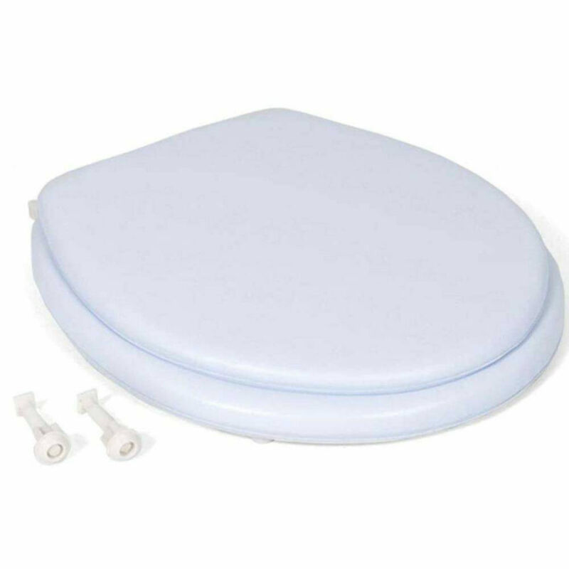 foto del prodotto trade shop traesio copriwater copri wc in plastica e pvc imbottito standard universale con perni 3,5