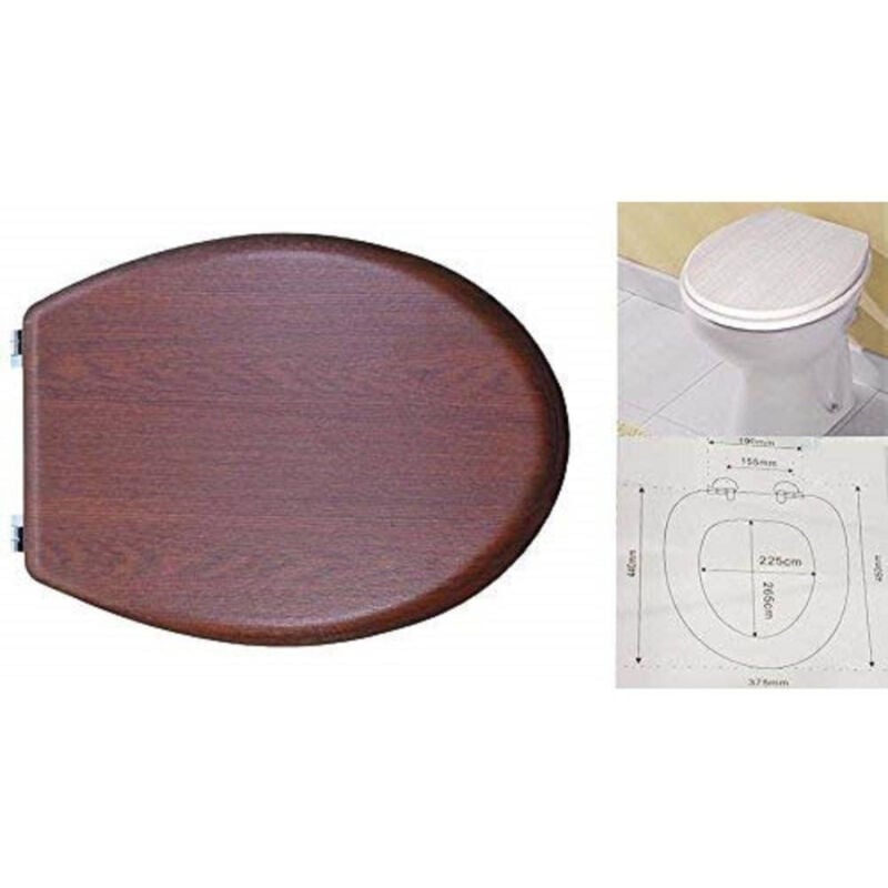 foto del prodotto trade shop traesio copriwater effetto legno noce ciliegio arredo per bagno copri wc water coprivaso 3,5