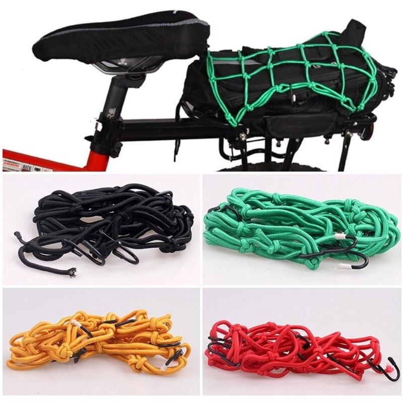 foto del prodotto trade shop traesio - corda rete cavo elastico con ganci porta pacchi fune bloccaggio trasporto -