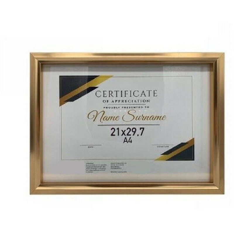 foto del prodotto trade shop traesio cornice per foto fotografie certificati quadri tele dimensioni a4 21x29.7cm 70784 
