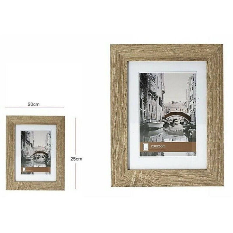 foto del prodotto trade shop traesio - cornice per foto fotografie quadri tele dimensioni 20 x 25 cm legno 63176 -